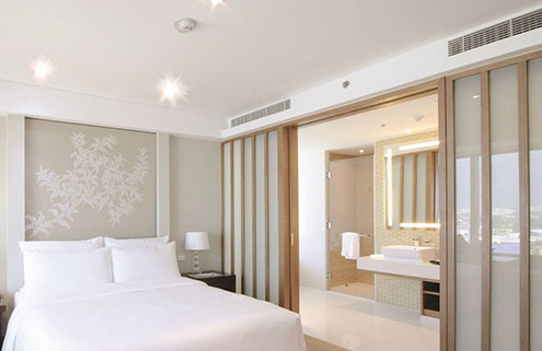 Reversible air conditioning: Gainable