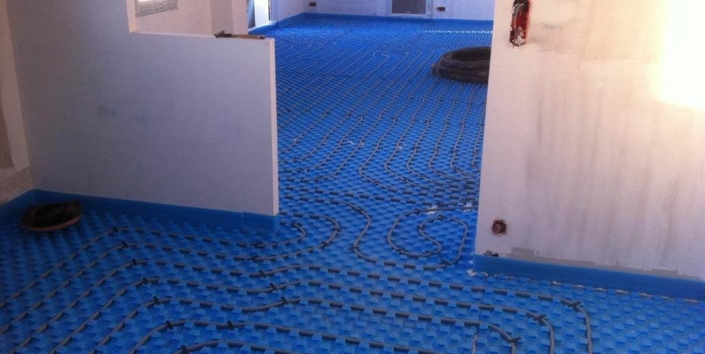 Heating / cooling floor