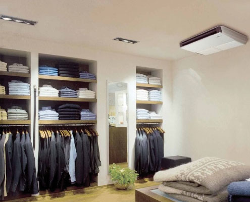 Reversible air conditioning: Ceiling type